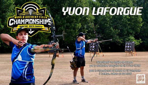 Yvon LAFORGUE ( Archers de BOÉ ) en bleu de FRANCE