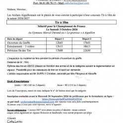 Concours Salle AIGUILLON 2026