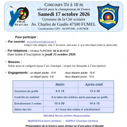 Concours Salle FUMEL - 2026